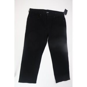 True Classic Jeans Straight Authentic 40x28 Black Cotton Stretch Casual